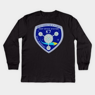 Deep Space Station K7 Kids Long Sleeve T-Shirt